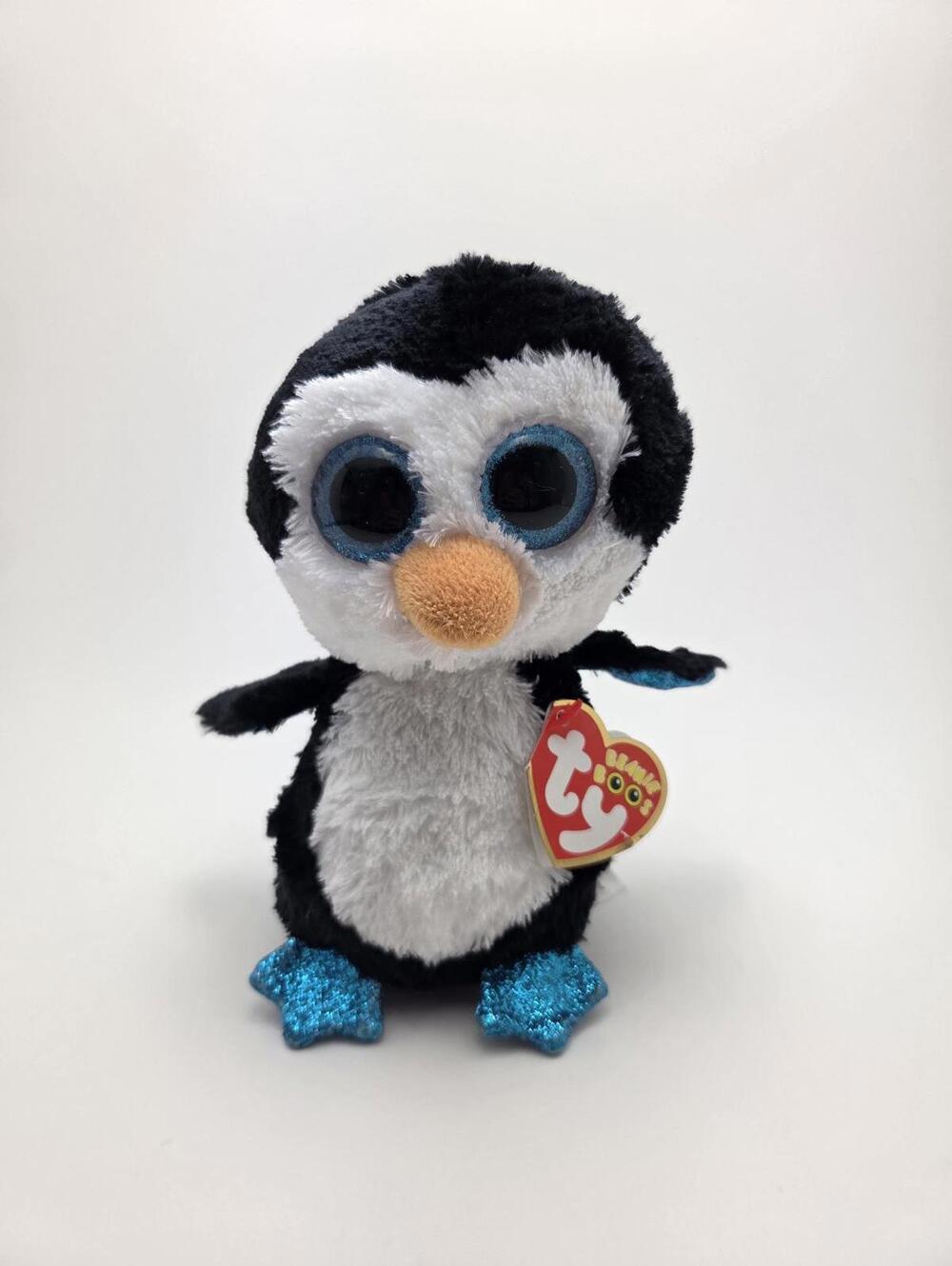 Ty Beanie Boo “Waddles” the Penguin - Sparkly Eyes (6 inch)
